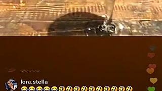 I share my instagram live with ebony friends.