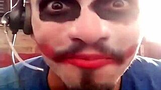 Joker fucking hard in the home office! 🔥