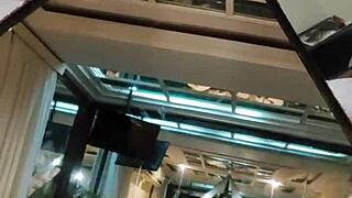 i decided to have a private moment with someone i just met, exploring new connections in an unexpected way