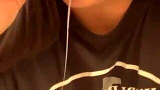 marcy diamond giving SLOPPY blowjob to lollipop with tons of spit