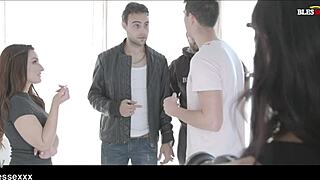 next door neighbor annie reis blows jimmy bud's monster cock