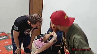 nicole pays tattoo with sex