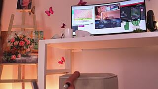 Fuck machine pounds wet ass deep and hard