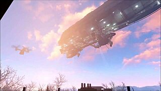 blonde pin-up gets big tits sucked and ass fucked in fallout 4 hentai!