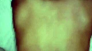 Sex with girlfriend doggy style at home.