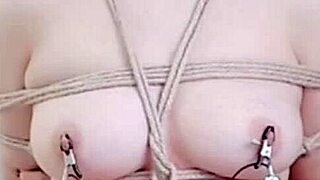 Naked Bondage with Dildo Deepthroat and Forced Orgasm