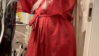 alina says, look at my new maid dress