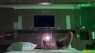 woke up horny and masturbated in hotel to relieve desire