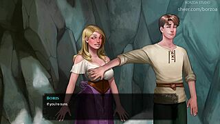 Crazy big tits blonde chops wooden dick.