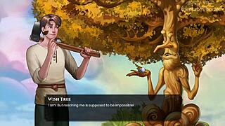 Crazy big tits blonde chops wooden dick.