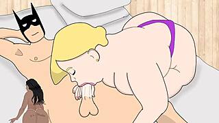 Batman cartoon parody adventure