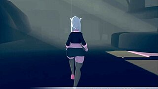 hot glue pornplay hentai game ep 4 lesbian catgirl scissoring