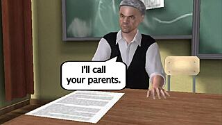 Pervert Teacher In Shitman Series 01 Harasses Students