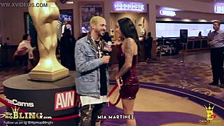 Zymeiscool interviews Mia Martinez at AVN.
