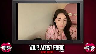 Aria carson, your worst friend, swallows deep 😈