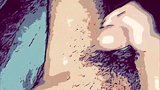 this gay animation shows big cock pounding slut's mouth