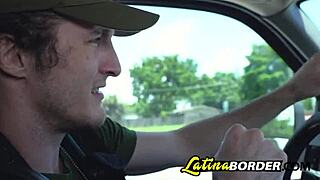 Monica asis in uniform gives rough blowjob?