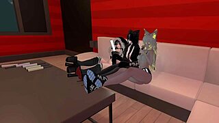 You get domintated by 3 hot girls feet in vrchat