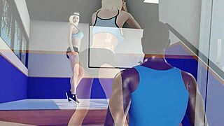 interracial workout session with group activities