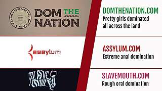 Bound whore gagging hard on toys. So rough! 😈