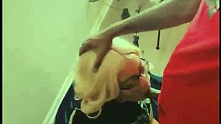 blonde barbie encounters a big black cock in this story.