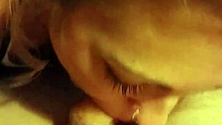 Girlfriend performs blowjob in POV for friend.