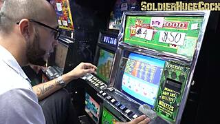 Kourtney Love Changes Unfortunate Man's Luck In Casino With Dirty Latina MILF Action