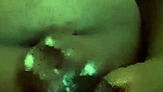 Wow! Jerking that big black cock to cumshot!