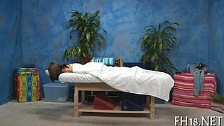 in this massage session, things get steamy with erotic touches leading to more