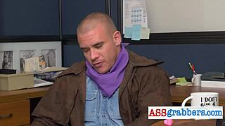 Interracial gay couple enjoys intimate drilling session