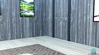 sunshine love gives nice wet good morning blowjob to big tits teen