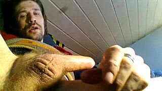 this gay amateur is masturbating solo