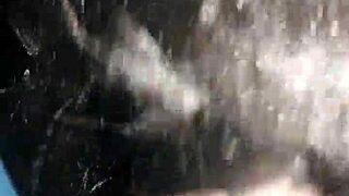 Young French crossdresser tries sucking in stockings for first time