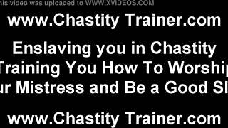 We are the only ones who can unlock your chastity device for humiliation and orgasm!