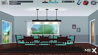 i'm watching summertime saga where the cheerleader is giving wild blowjob and having sex, it's so hottt