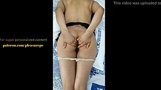 Young Latina Measures Fingers For First Anal