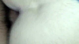 Amateur pussy creams in doggystyle position