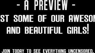 hot sexy young babes dancing at party