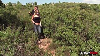 crazy hot threesome where three people fuck wildly