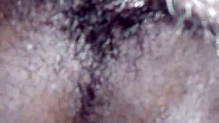 ebony milf in interracial encounter