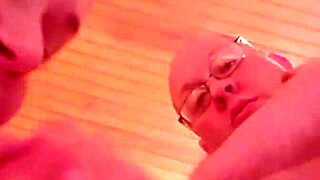 Wife Sucking Monster Cock, Swallowing Cum Intriguingly