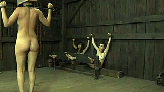 Detailed Scene Of Ferocious Whipping On Hotty In Intense BDSM Session