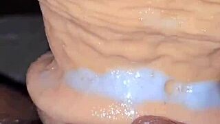 Latina Babe Lua Doidera Shows Off Her Shaved Pussy With Dildo.