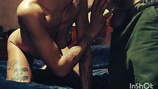 outdoor couple sucking licking and fucking with small tits and fingering