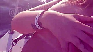 African Latina Mimi Masturbates Publicly On Boat, Fingering To Orgasm And Squirting Outdoors At Forte Beach Bahia