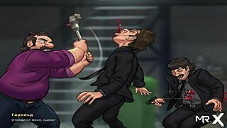 in summertimesaga, beauties give uncensored blowjob to stay in usa episode 4 21