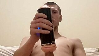 SKINNY MATTHYJ27 MASTURBATES WITH BIG COCK TOY