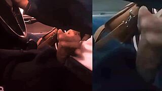 Blow Job on Car with Passionate Sucking 😘