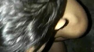 Neighborhood Boy Visits Garage for Gloryhole Blowjob at Dawn