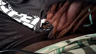 Fat Ebony BBW Gives Husband POV Head In The Afternoon